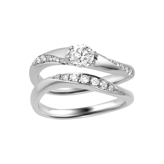 ポンテヴェキオ　Ponte Vecchio 結婚指輪　婚約指輪　エンゲージリング　マリッジリング　重ね着け